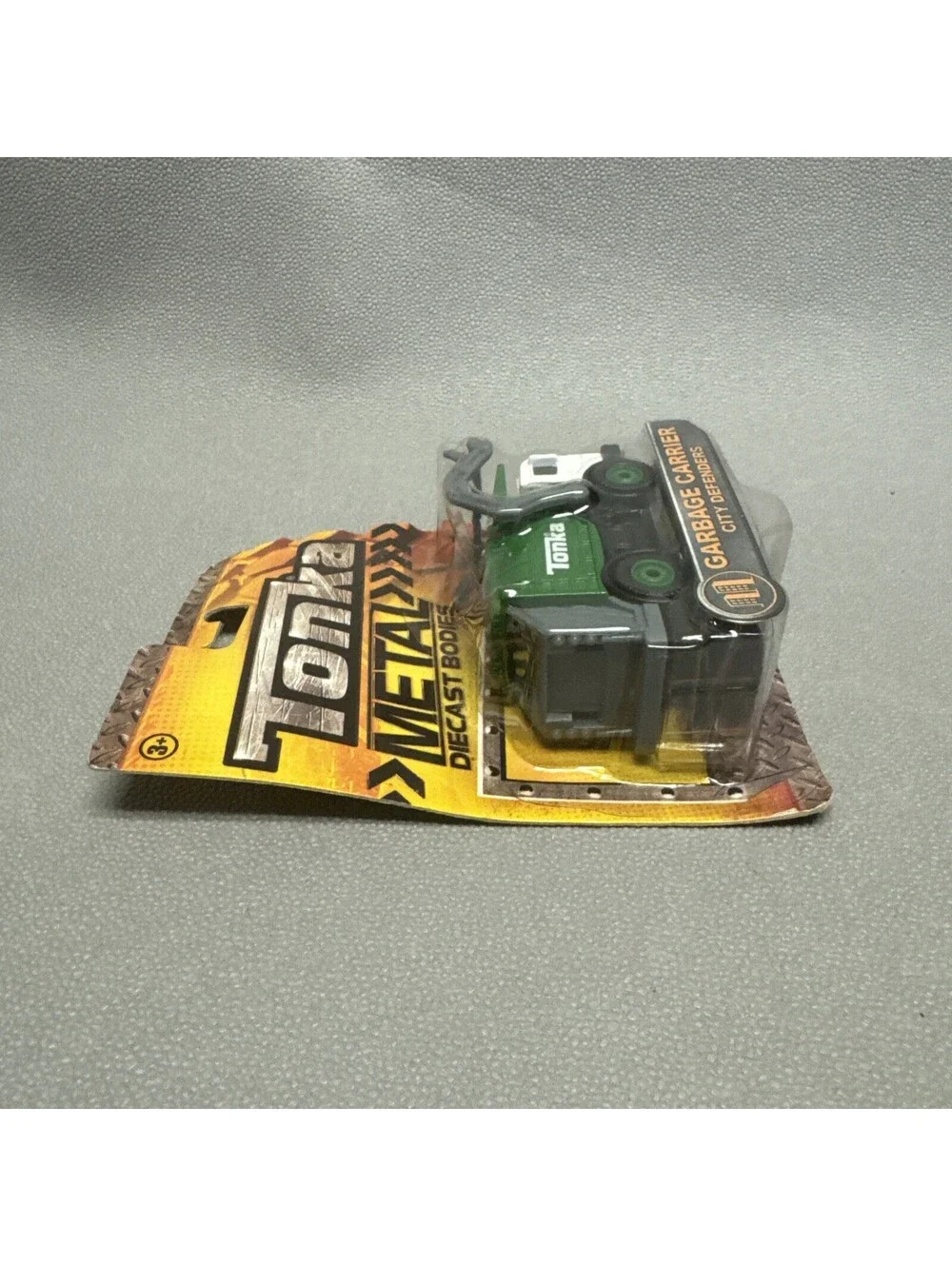 Tonka Metal Garbage Truck Carrier City Defenders 1:64 Green 2014 Diecast